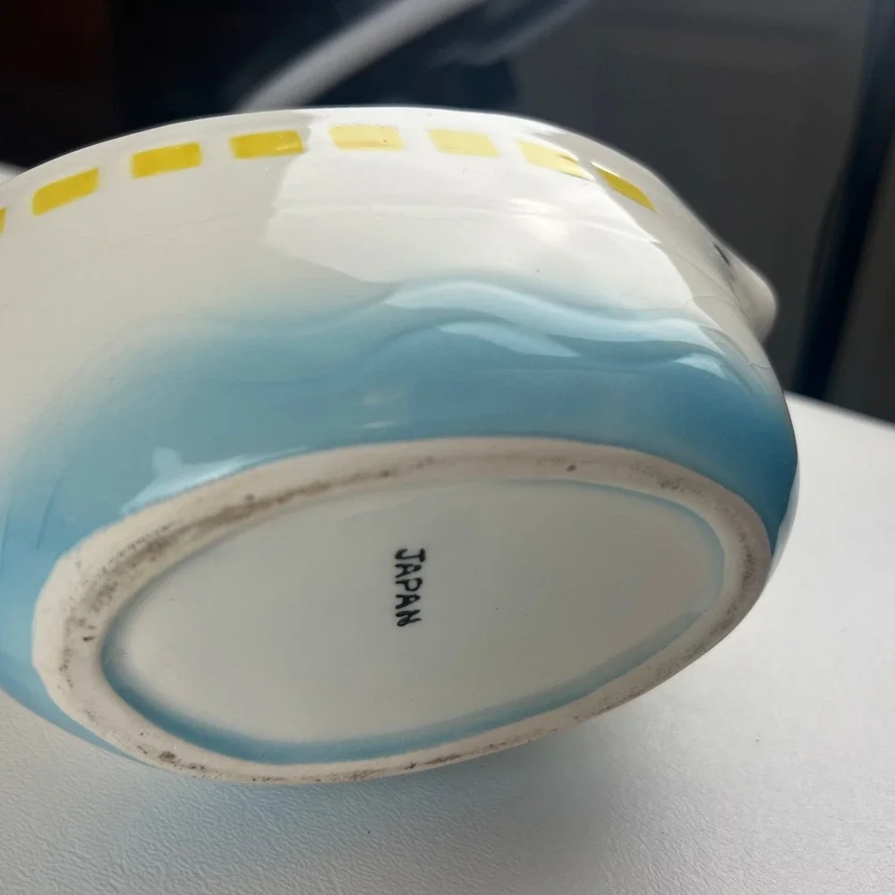 Cruise Ship Cookie Jar RARE Japan Vintage -Preowned